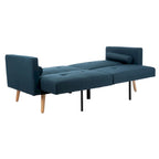 Lit futon pliant avec oreiller – 190 cm x 81 cm x 88 cm