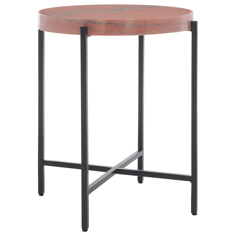 Table d'appoint à plateau en pierre