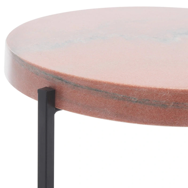 Table d'appoint à plateau en pierre