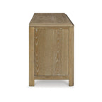 Meuble TV 80" marron clair pour TV jusqu'à 92" - 79,63 L x 20 P x 28 H