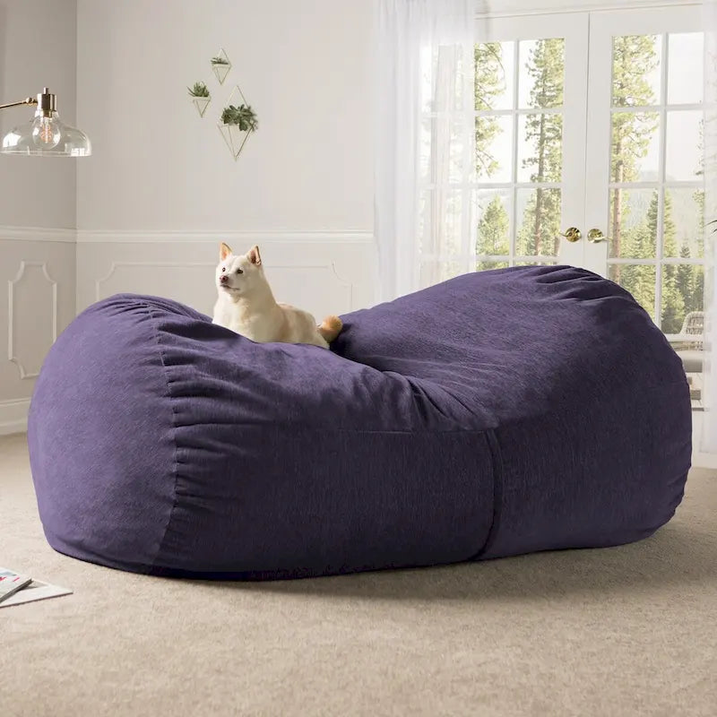 Pouf géant pour adultes - Chenille de qualité supérieure