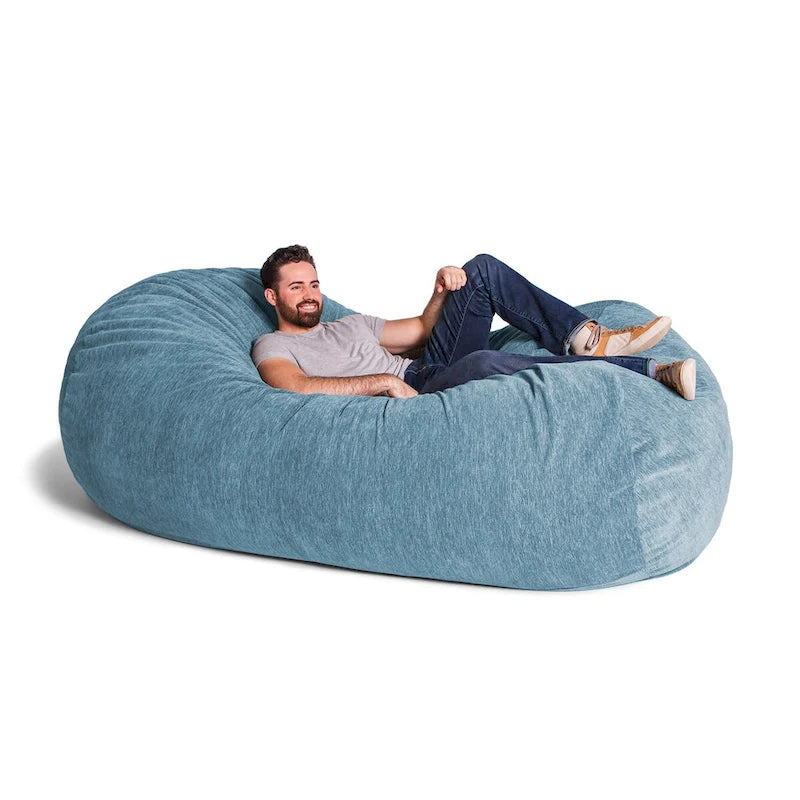 Pouf géant pour adultes - Chenille de qualité supérieure