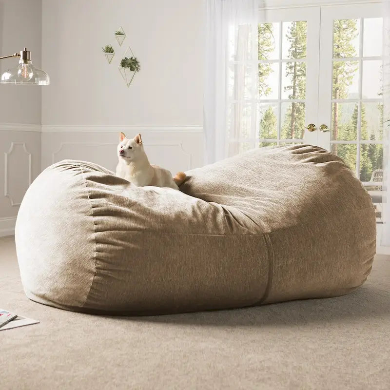Pouf géant pour adultes - Chenille de qualité supérieure