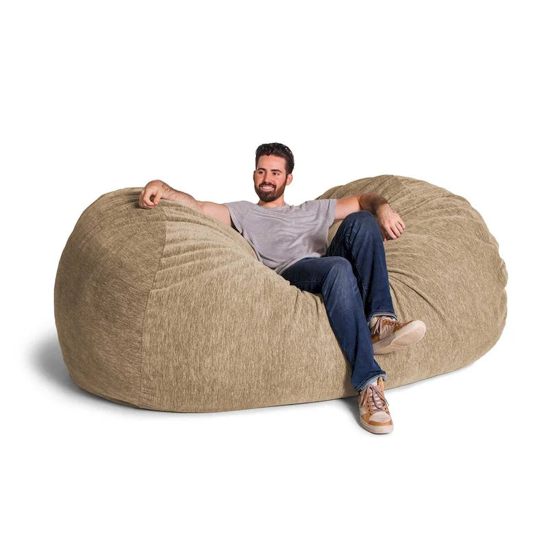 Pouf géant pour adultes - Chenille de qualité supérieure