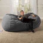 Pouf géant pour adultes - Chenille de qualité supérieure
