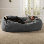 Pouf géant pour adultes - Chenille de qualité supérieure