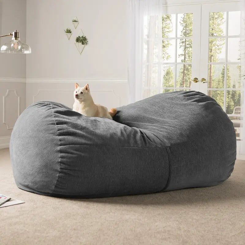Pouf géant pour adultes - Chenille de qualité supérieure